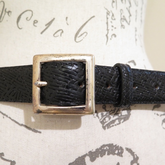 Vintage Genuine Leather Belt  Made in USA - Picture 2 of 6